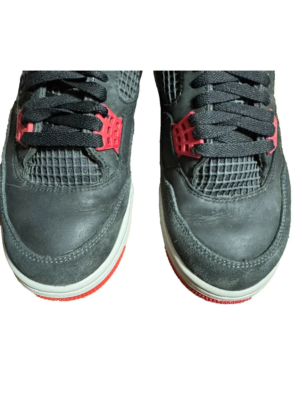 Nike Air Jordan 4 Retro Rare Air Black Blue Red Sneakers FV5029 Size 7.5